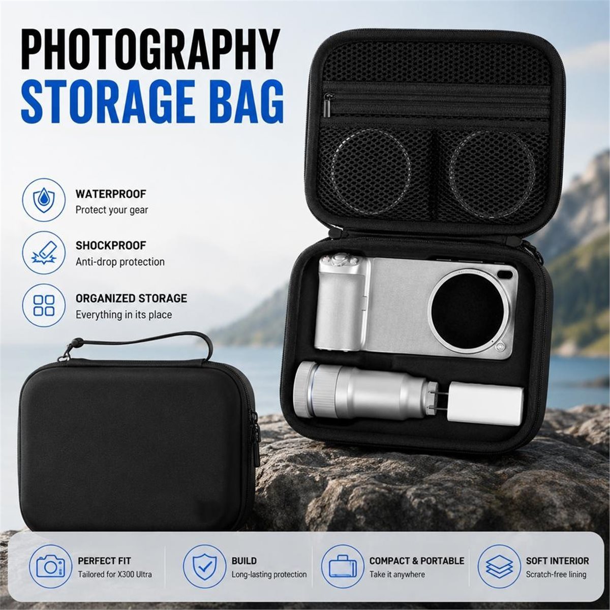 Kotak Penyimpanan ABIU untuk K - Photography Kit X300 ulasan dan harga