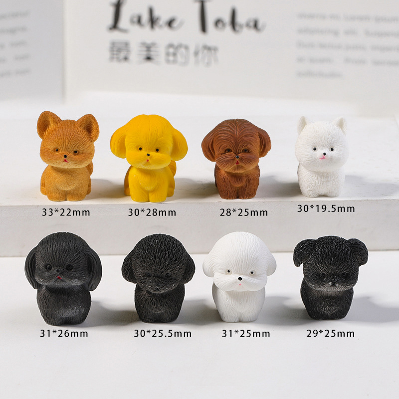 Figur Resin Model Anjing Kartu - Photography Desk ulasan dan harga