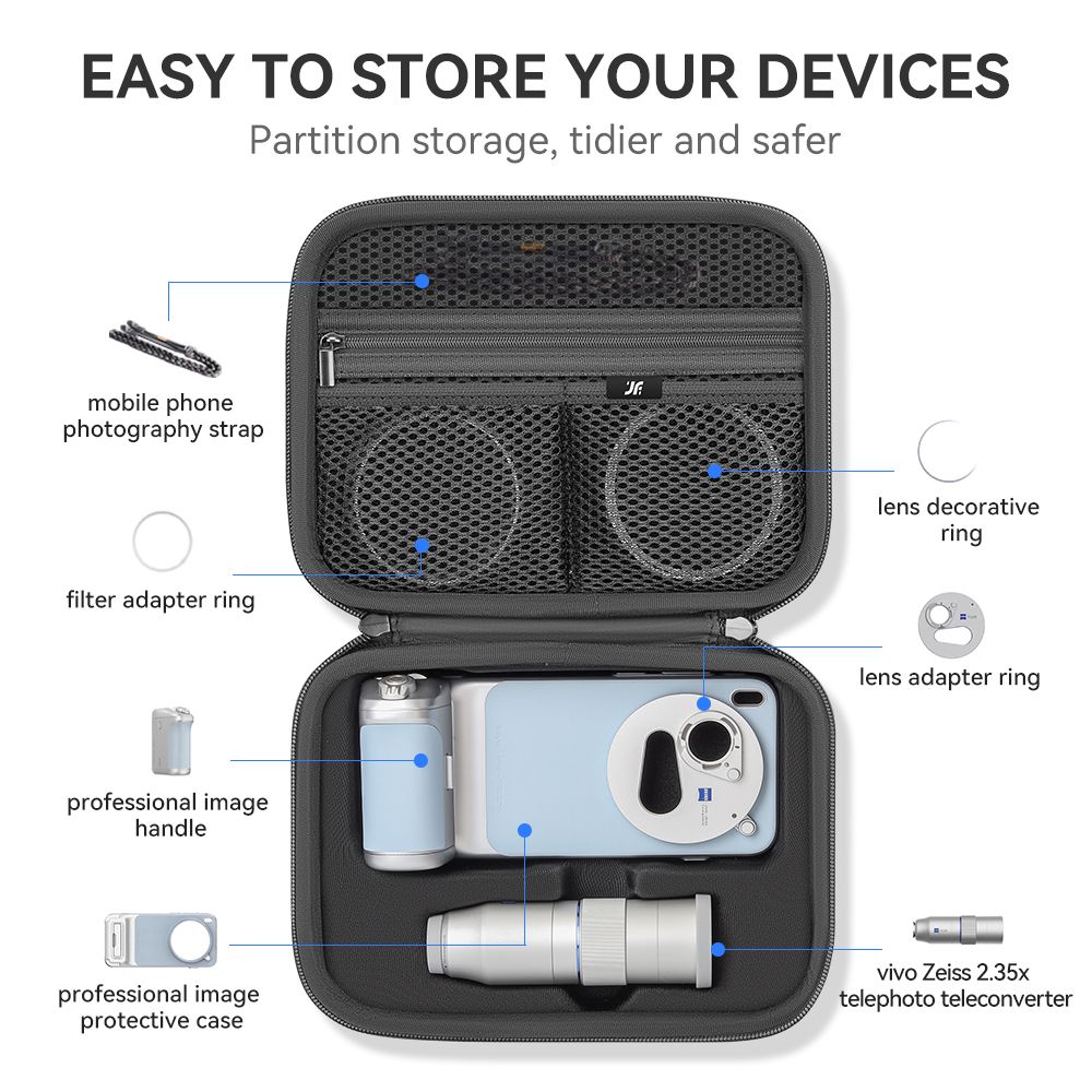 XFJI Tas Penyimpanan Kulit PU  - Photography Kit Vivo X300 ulasan dan harga