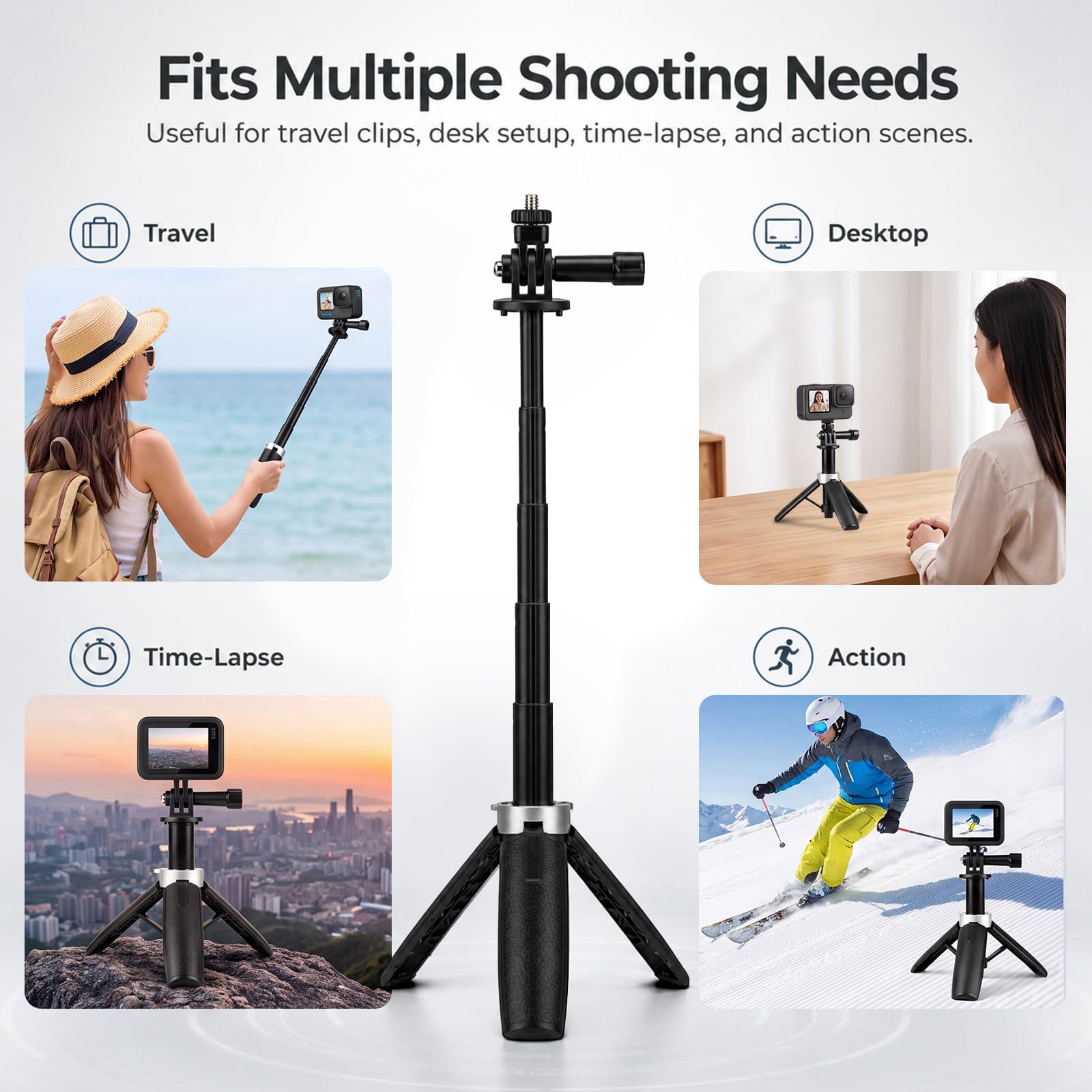 Tripod Mini yang Dapat Diperpa - Gopro Action Camera Hero 11 Black ulasan dan harga