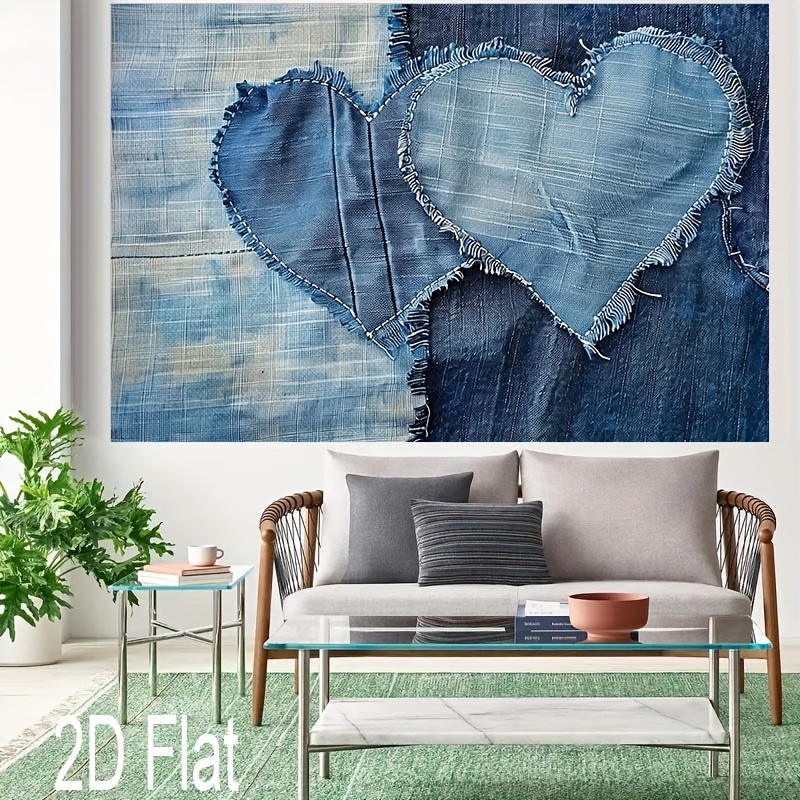 Tapestry Pesta Biru Besar Desa - Photography Aesthetic ulasan dan harga