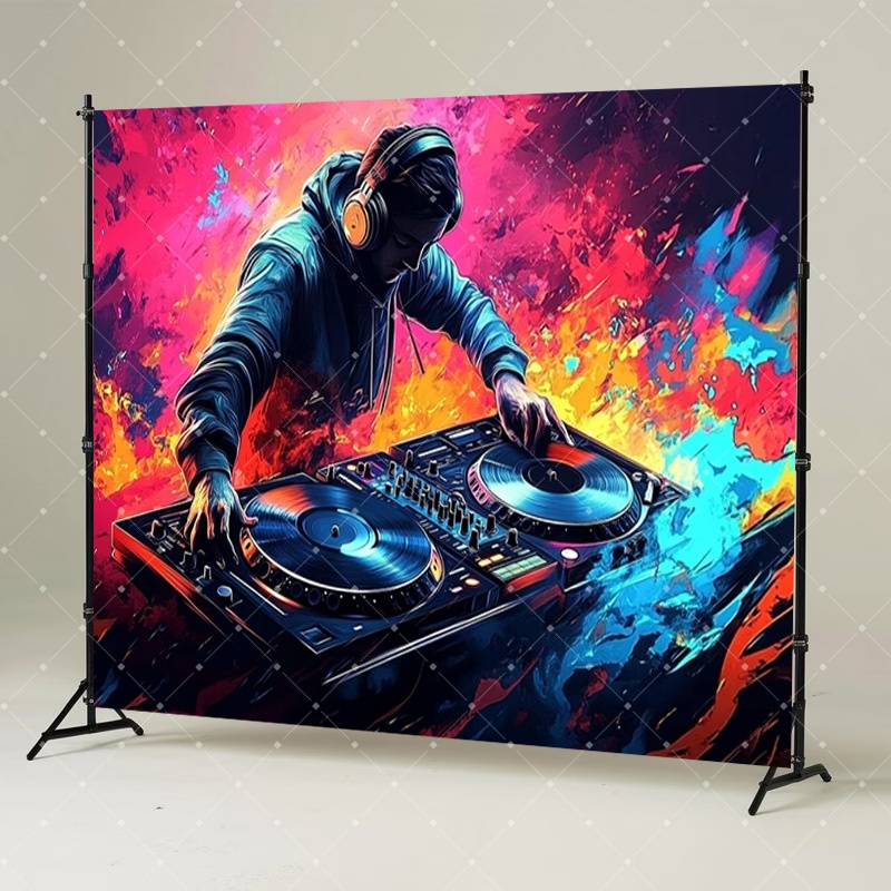Dekorasi Pesta DJ Musik Hip Ho - Photography Aesthetic ulasan dan harga