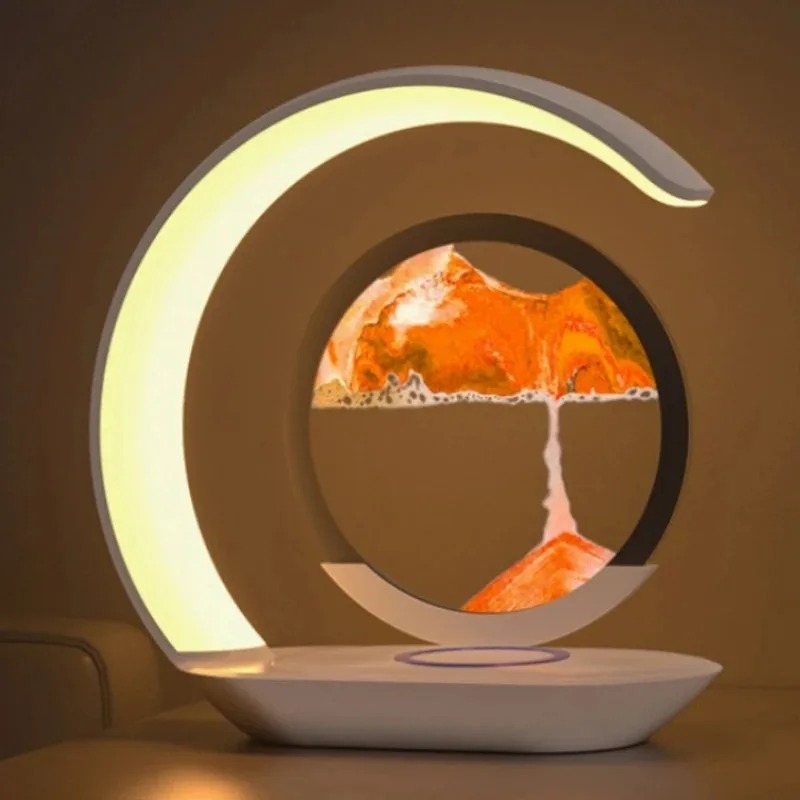 Lampu Meja Pasir Kinetis denga - Photography Desk ulasan dan harga