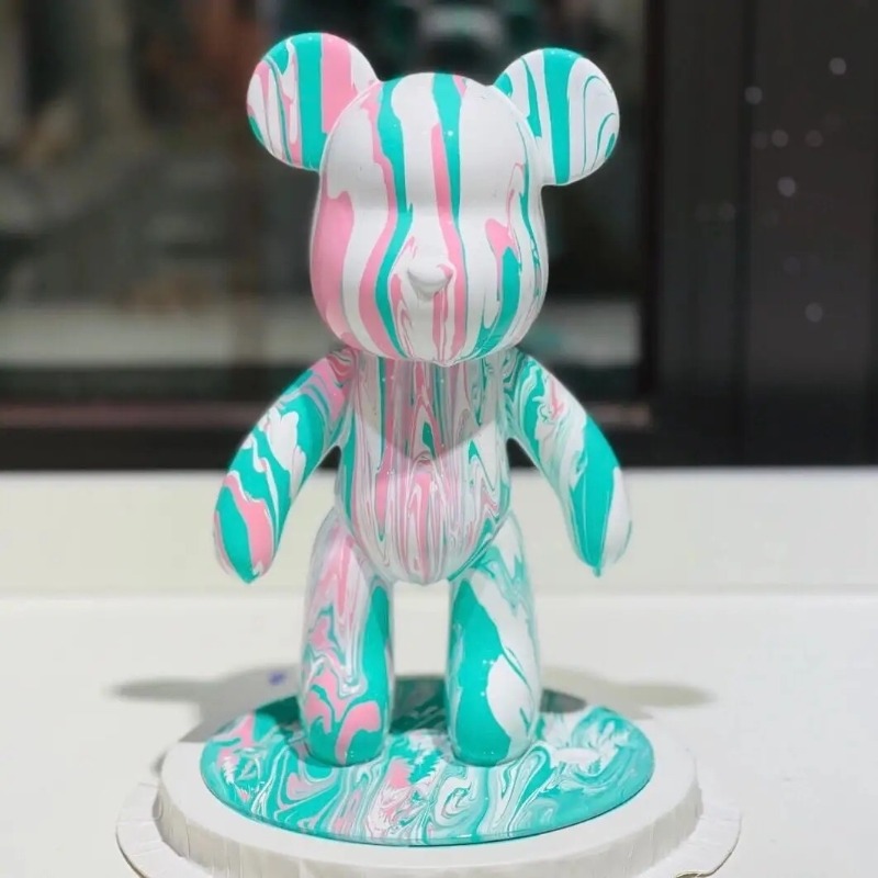 Figur Beruang Cairan Cat DIY 2 - Photography Desk ulasan dan harga