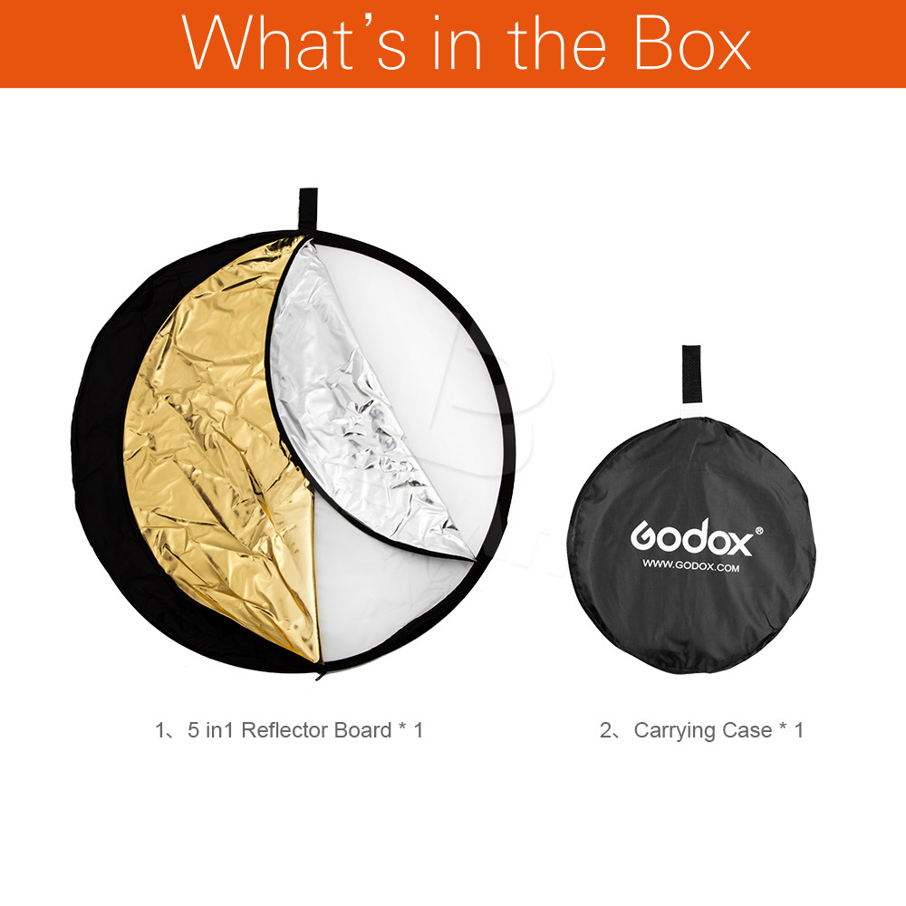 Godox lampu lipat portabel, re - Reflector 5 In 1 ulasan dan harga
